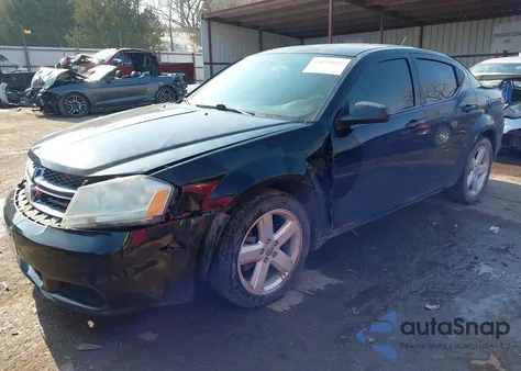 2013 Dodge Avenger Se from USA, damaged, VIN 1C3CDZAB1DN537320